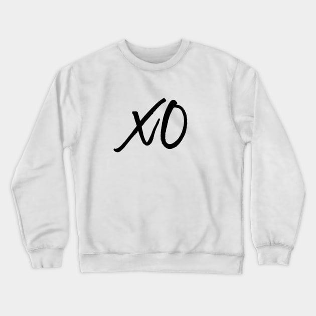XO - Black Ink Crewneck Sweatshirt by LaBearDod